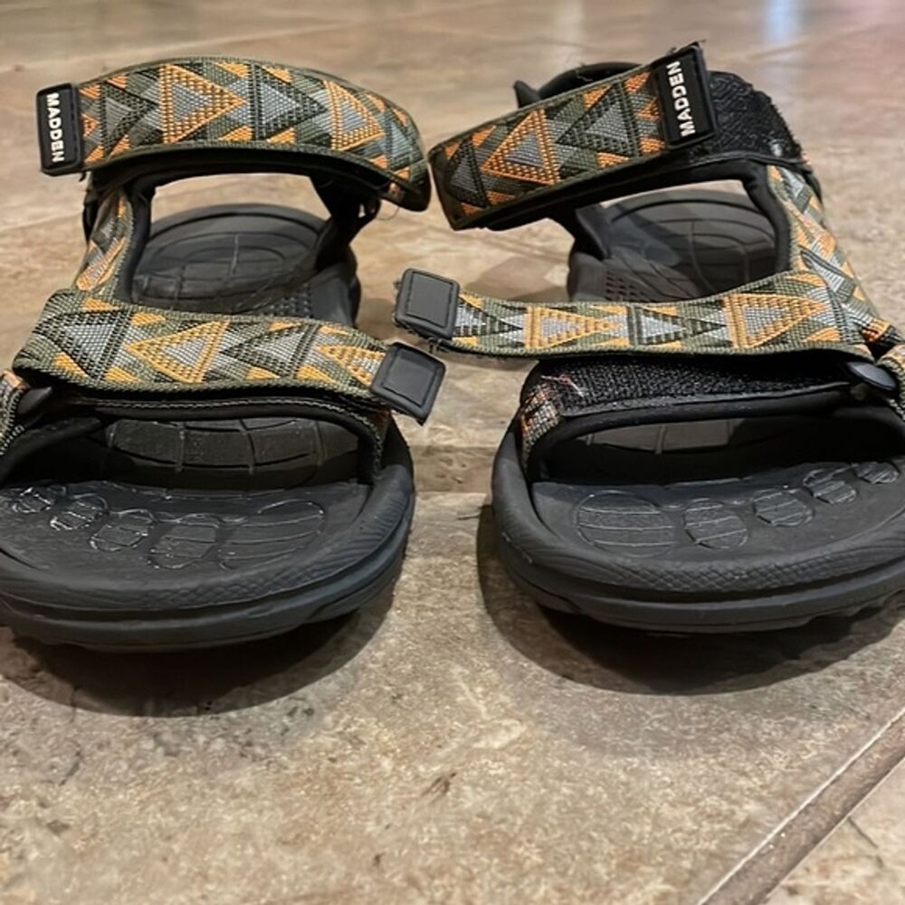 Madden Gray Sandals Unisex EU 41 US Mens 8 Womens 9.5 - Picture 4 of 12